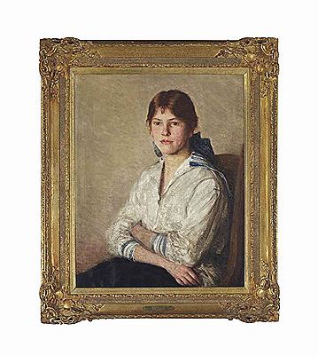 Portrait of Gertrude Nason: Self-portrait