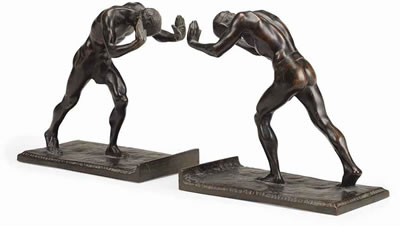 'Pushing Men': A Pair of Bookends