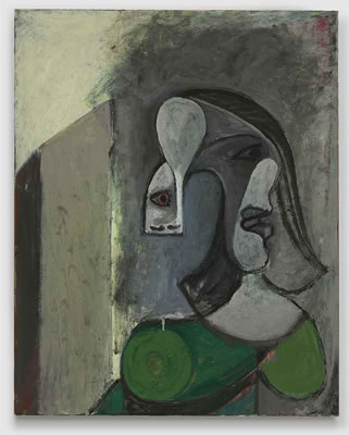 TÊTE DE FEMME À DEUX PROFILS