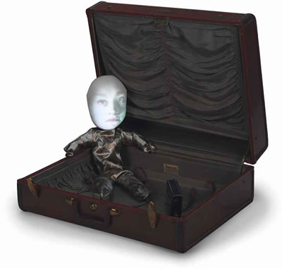 Sample artwork by Tony Oursler (Born 1957), known for sculpture-video installation, performance, painting - View similar artists and auction records
