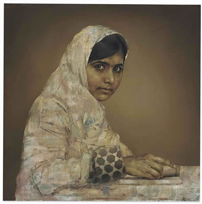 Girl Reading (Malala Yousafzai) by Jonathan Yeo - Auction record, sale price, and art valuation. Compare with similar artists and explore comparable artworks.