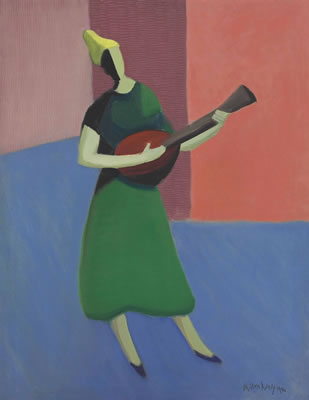 The Mandolin Player