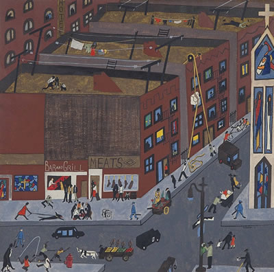 Harlem Street Scene