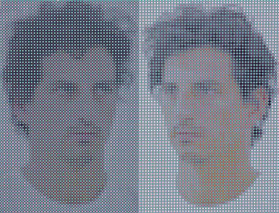 Portrait of Yishai Jusidman: DOUBLE SELF-PORTRAIT
