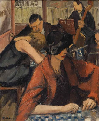 Au Café (recto); Femme assise (verso)