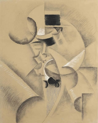 Etude pour Autoportrait au canotier
