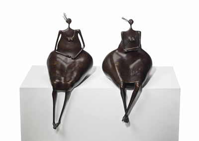 Estudio Las Marujas I and II by Abigail Varela - Auction record, sale price, and art valuation. Compare with similar artists and explore comparable artworks.