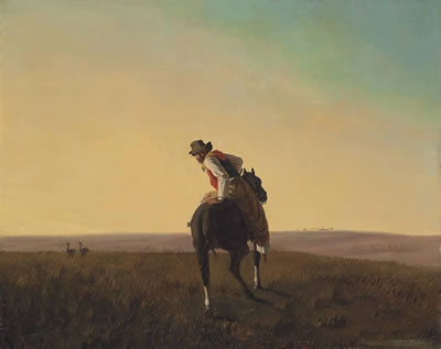 Sample artwork by Juan Manuel Blanes (1830 - 1901), known for paintings of gaucho figures in landscape with horses and sheep, portraits, history - View similar artists and auction records