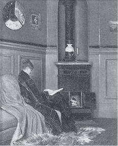 Reading by the Fire