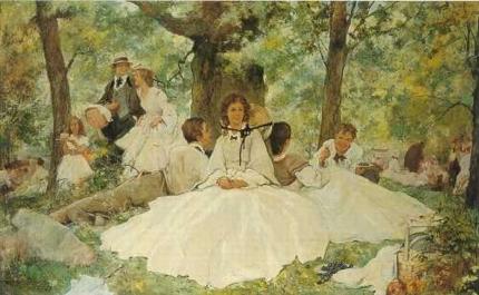 Sample artwork by Thomas Fogarty (1873 - 1938), known for illustration, genre-figure, history - View similar artists and auction records