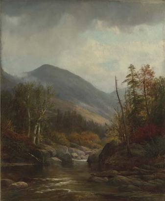 Autumn Landscape with River