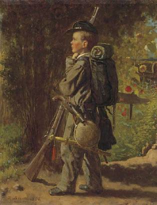Sample artwork by Eastman Johnson (1824 - 1906), known for portrait, genre-figure, and landscape painting - View similar artists and auction records