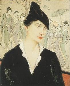 Sample artwork by Agnes Richmond (1870 - 1964), known for female portrait, genre and landscape painting - View similar artists and auction records