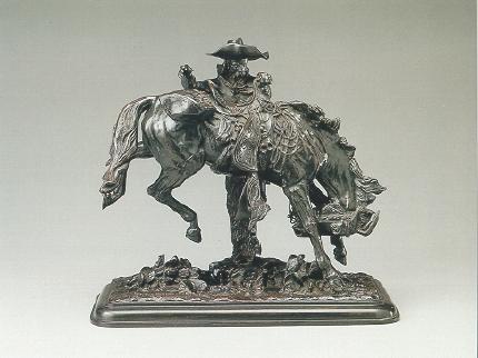 Buffalo Bill Mounting His Bucking Horse