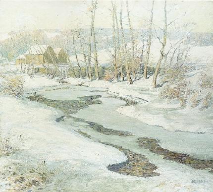 Sample artwork by Ernest Albert (1857 - 1946), known for theatre set design, landscape and still life painting - View similar artists and auction records