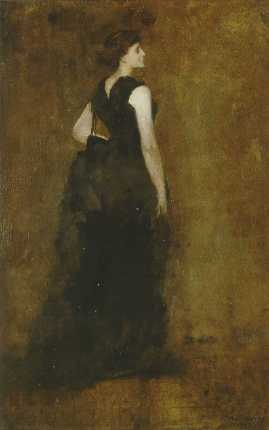 Woman in black: Portrait of Maria Oakey