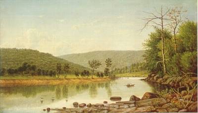 Rowers on a Lake