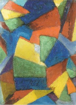 Sample artwork by Morgan Russell (1886 - 1953), known for synchromist, modernist painter - View similar artists and auction records