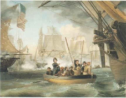 Commodore Perry Leaving the Lawrence by Thomas Birch - Auction record, sale price, and art valuation. Compare with similar artists and explore comparable artworks.