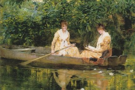 Women in a Rowboat