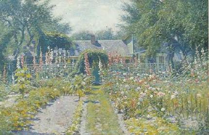 Hollyhocks, the Bungle House