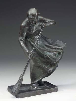 Windy Doorstep by Abastenia St Leger Eberle - Auction record, sale price, and art valuation. Compare with similar artists and explore comparable artworks.