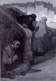 Sample artwork by Eugene Higgins (1874 - 1958), known for etching, social realist and landscape painting, mural - View similar artists and auction records