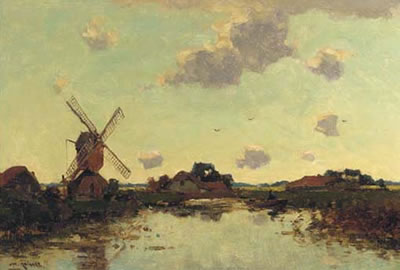 By the windmill