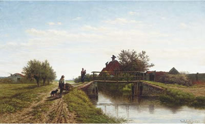 By the bridge