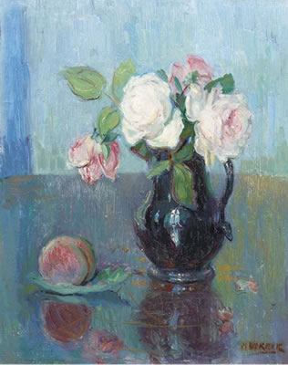 Roses in a jug