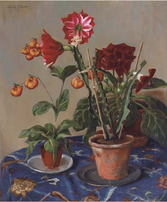 Sample artwork by Willy Fleur (1888 - 1967), known for painting, sill life - View similar artists and auction records