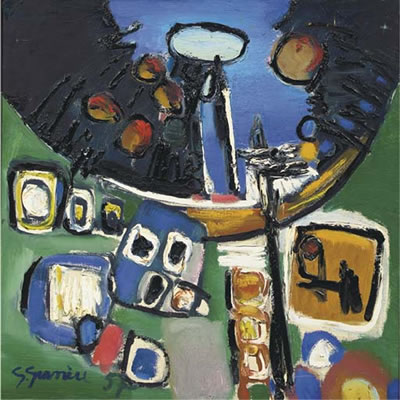 Sample artwork by Gerard Joseph Grassère (1915 - 1993), known for painting - View similar artists and auction records