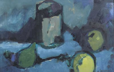 Stilleven met Blauwen Lap - Still life with blue cloth