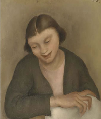 A pensive woman by Marthe Hirt - Auction record, sale price, and art valuation. Compare with similar artists and explore comparable artworks.