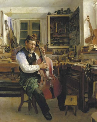 The violin-maker by Friedrich Anton Otto Prolls - Auction record, sale price, and art valuation. Compare with similar artists and explore comparable artworks.