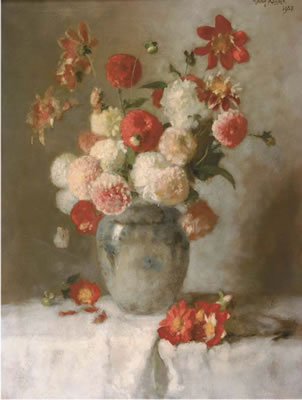 Dalia's: a colourful bouquet by Georg (Wilhelm Christian) Rueter - Auction record, sale price, and art valuation. Compare with similar artists and explore comparable artworks.