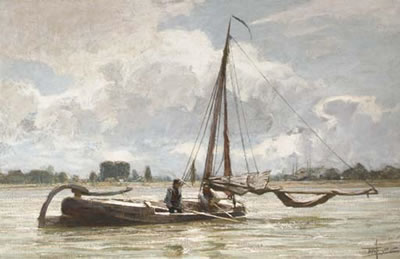 Fishermen at work