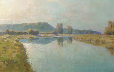 Landschap bij Hellendoorn (Herfstnamiddag): an autumn landscape
