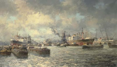 Activities in Rotterdam harbour by Marinus Johannes de Jongere - Auction record, sale price, and art valuation. Compare with similar artists and explore comparable artworks.