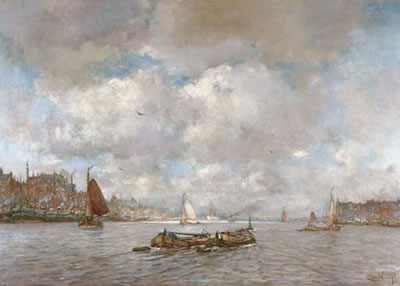 Shipping on the Maas, Rotterdam