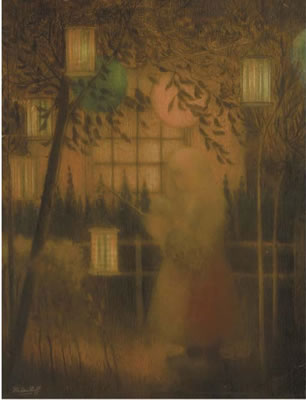 Girl with a Chinese Lantern