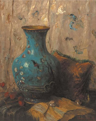 Blauwe Vaas