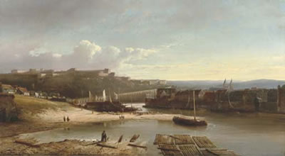 A view of Koblenz with Ehrenbreitstein castle by Kaspar Karsen - Auction record, sale price, and art valuation. Compare with similar artists and explore comparable artworks.