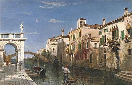 A Venetian canal by Friedrich Ernst Morgenstern - Auction record, sale price, and art valuation. Compare with similar artists and explore comparable artworks.