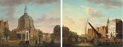 The Waag, Leiden; and The Marekerk, Leiden (2)