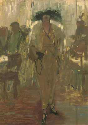 The actress Clara Vischer-Blaaser