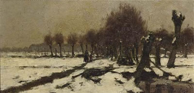 A snow covered landscape