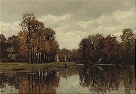 The river Vecht in Autumn