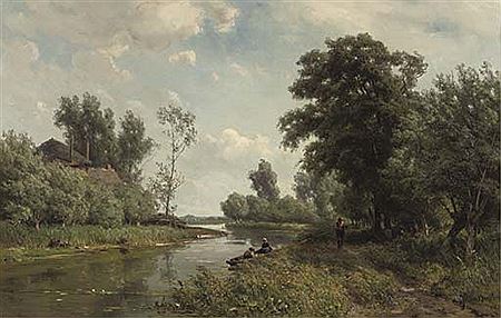 Sample artwork by Jan Willem Van Borselen (1825 - 1892), known for painting - View similar artists and auction records