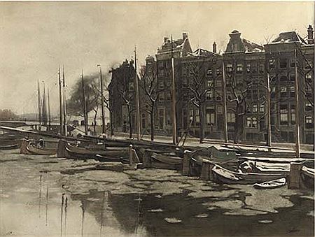 A view of the Binnenkant, Amsterdam